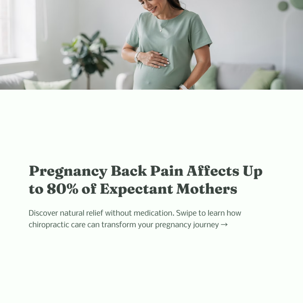 pregnancy back pain chiropractic